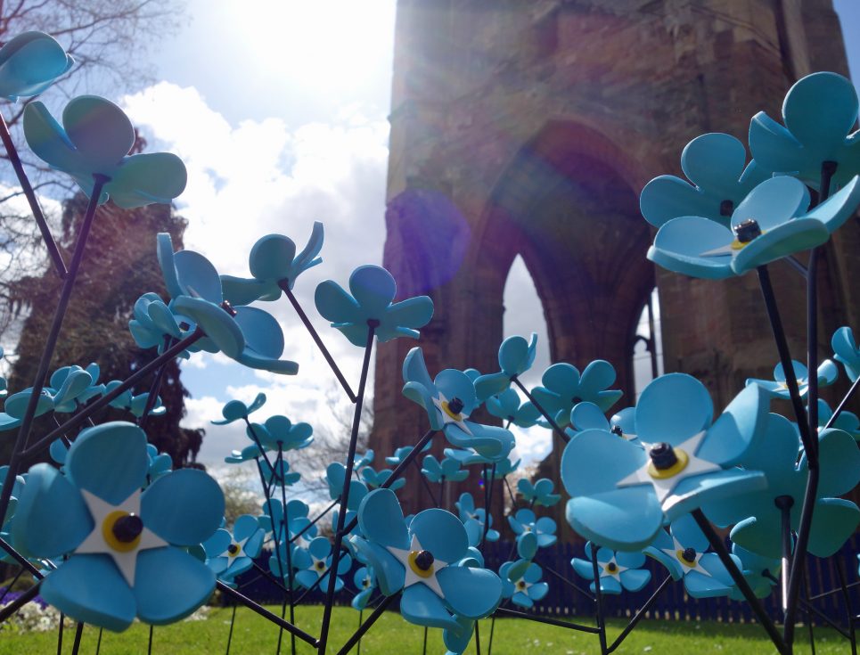 flowers-group-in-front-of-spire